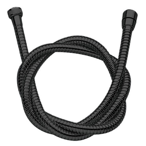 Matte Black Flexible Shower Hose Remer 333CNX150-NO